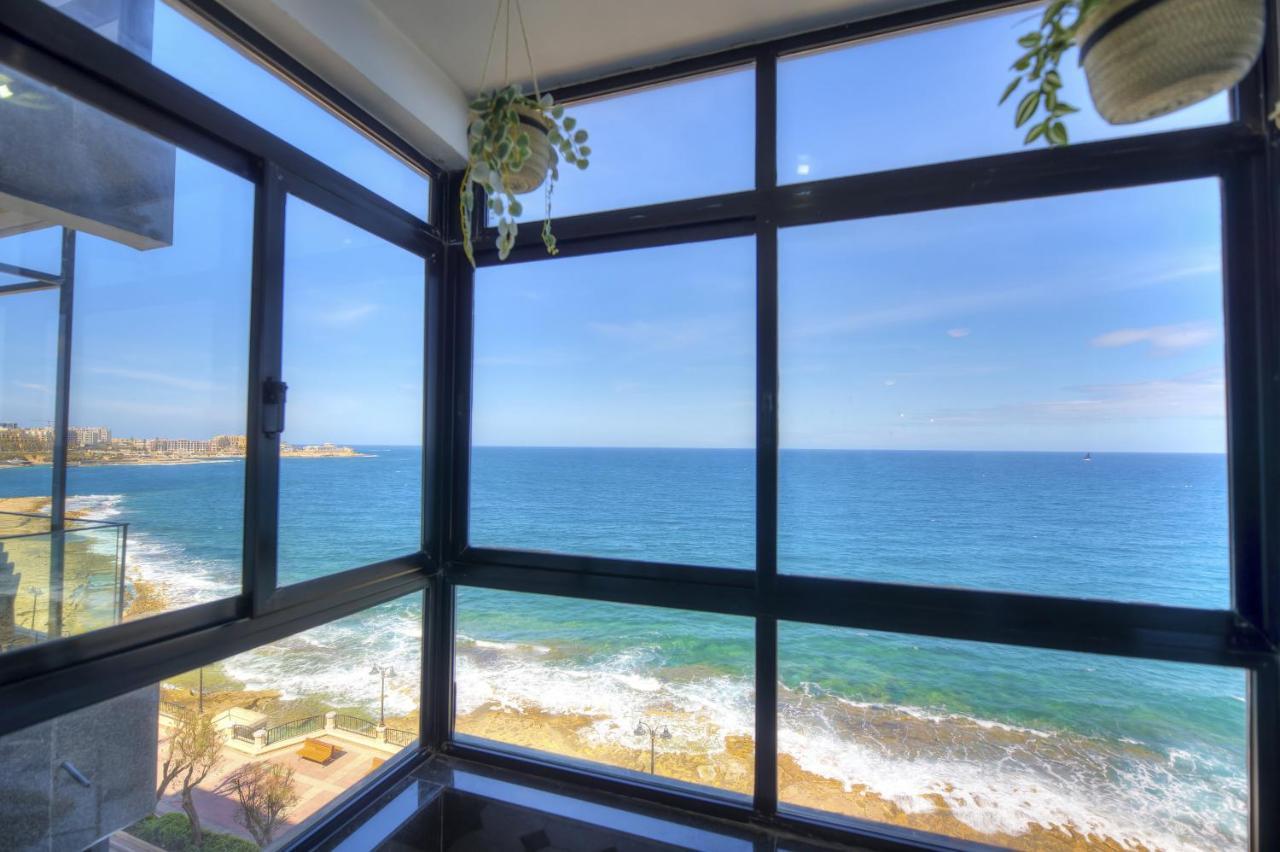 Beautifully Furnished Seafront 4 Bedrooms Goslm-4 สลีมา ภายนอก รูปภาพ