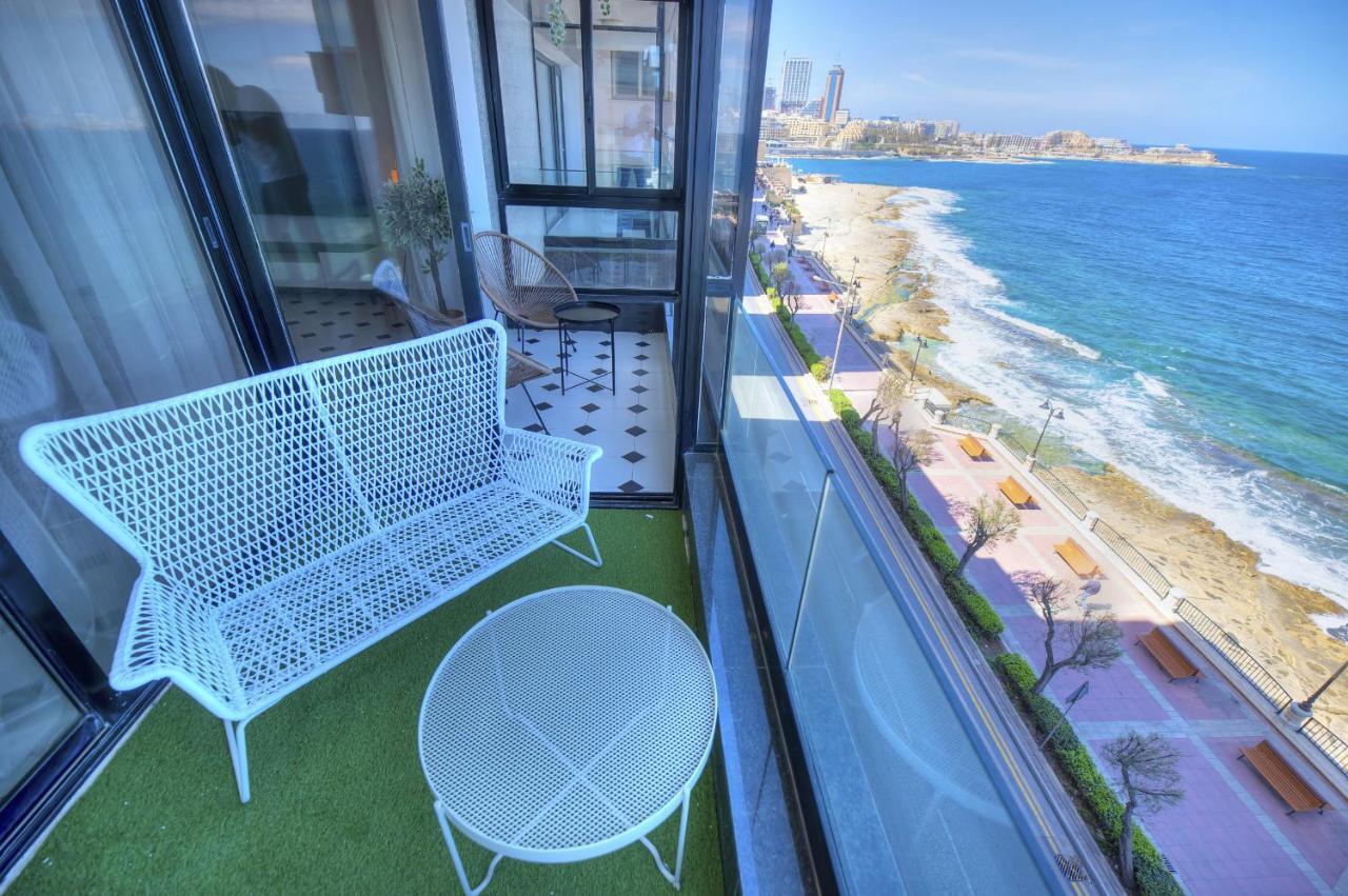 Beautifully Furnished Seafront 4 Bedrooms Goslm-4 สลีมา ภายนอก รูปภาพ